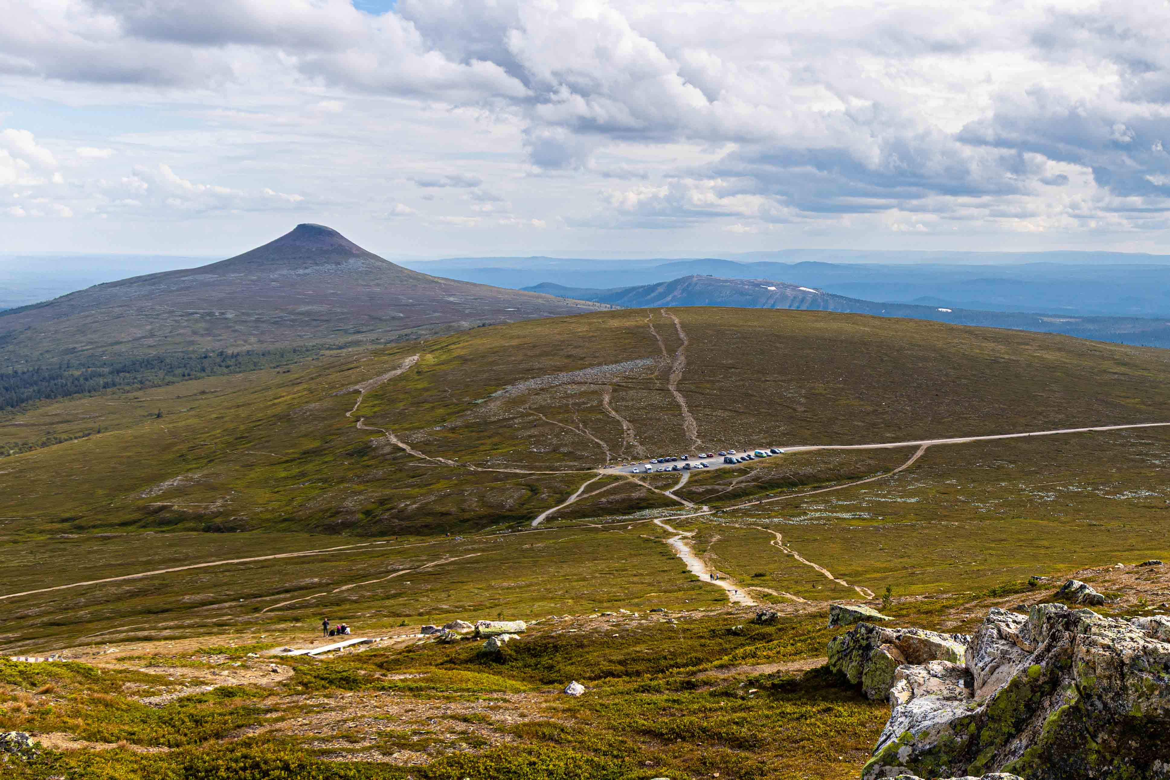 Landschap van de Zweedse Fjällen